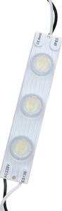Moduli Led SMD 220V 3W 3 Led IP65 catena 20pz per insegne pubblicitarie Bianco freddo 6500K M LEDME