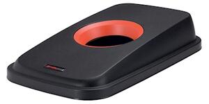 Coperchio per cestino selecto lattine rosso-grigio
