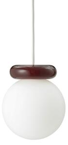 Lampada a sospensione Normann Copenhagen, Hinx, dimmerabile, Rosso, Cucina, Vetro, Design