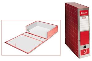Scatola archivio RESISTO BOX 4 dorso 9 rosso