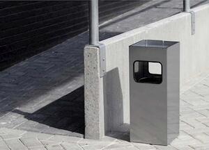 Posacenere DURABLE a colonna da terra quadrato