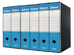 Raccoglitore ESSELTE OXFORD G83 cm 8 comm.le azzurro
