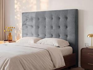 Testata trapuntata 180 cm Tessuto Grigio - FRANCESCO