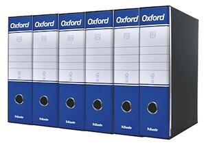 Raccoglitore ESSELTE OXFORD G85 cm 8 prot. blu