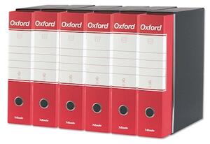 Raccoglitore ESSELTE OXFORD G85 cm 8 prot. rosso