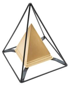 Piramide Gold Con Ferro Cm 15X15X21- Mauro Ferretti