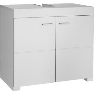 TecTake GmbH 405365 mobiletto sotto lavabo idris, 2 ripiani, capacità di carico 35 kg - bianco