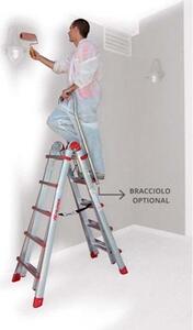 Scala telescopica FARAONE SUPER TELES 8+8 gradini