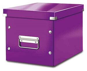 Scatola archivio CLICK&STORE LEITZ CUBO M viola