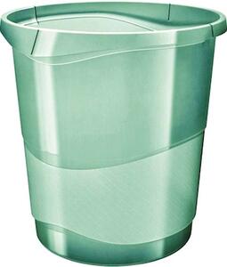 Cestino gettacarte ESSELTE Colour'Breeze 14 lt verde