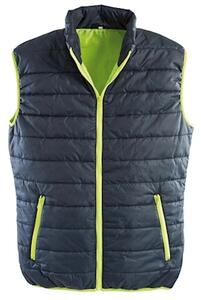 Piumino smanicato impermeabile PARIS blu taglia XXXL