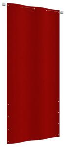 Paravento per Balcone Rosso 100x240 cm in Tessuto Oxford