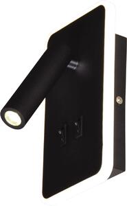 Lampada da parete moderna rettangolare con striscia LED Kaja SET K-8106