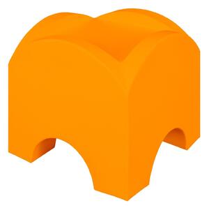Tavolo basso In Polietilene Modello SUNSET Dimensioni 50x50x h 45 cm Per arredare al meglio uno spazio in giardino o a bordo piscina uso interno esterno colore ocra