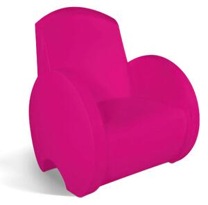 Poltrona seduta in polietilene SUNSET Dimensioni 77x82x h 96 cm Per arredare al meglio uno spazio in giardino o a bordo piscina uso interno esterno Viola