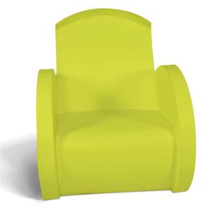 Poltrona seduta in polietilene SUNSET Dimensioni 77x82x h 96 cm Per arredare al meglio uno spazio in giardino o a bordo piscina uso interno esterno kiwi