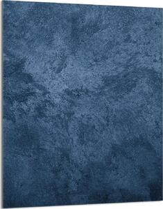 Piastra copriforno 40x52 Coperchio per piano cottura in Vetroceramica Paraspruzzi Piatto in vetro Tagliere decorativo, blu ardesia