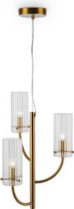 Lampada a sospensione glamour in cristallo Arco Maytoni MOD223PL-03BS
