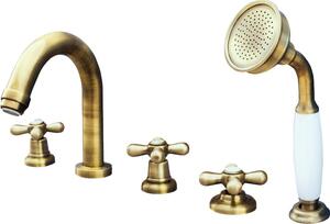 Slezák-RAV Rubinetto per vasca da bagno MORAVA OLD BRASS, Colore: old brass, Dimensione: 3/8''
