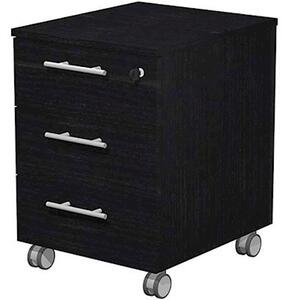 Cassettiera STYLE cm (montata) cm 41,8x52xH61,5 finitura nero venato f