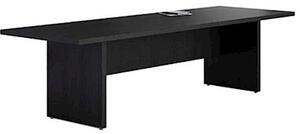 Tavolo riunione STYLE cm 220x100xH74 finitura nero venato frassino