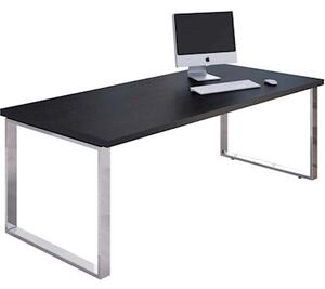 Scrivania direzionale STYLE cm 210x90xH74 gamba metallica finitura ner