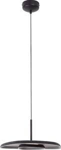 Lampada a sospensione LED DEUX nero-grigio 5W, bianco caldo, 482 lm, feltro, dimensioni: 190x40x30 cm, IP20, Maxlight