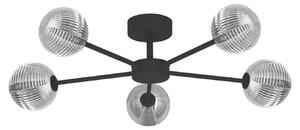 Lampada a sospensione GRETA nera 5xG9x15W in metallo, dimensioni: 19x68x68 cm, IP20, Kaja