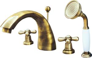 Slezák-RAV Rubinetto per vasca da bagno MORAVA OLD BRASS, Colore: old brass, Dimensione: 3/8''