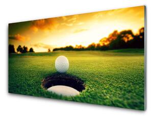 Pannello retrocucina Pallina da golf in erba naturale 100x50 cm