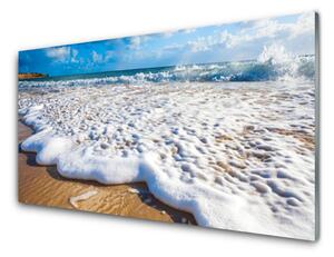 Quadro vetro Spiaggia Mare Sabbia Natura 100x50 cm