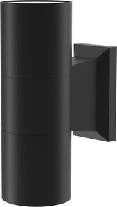 Maytoni BOWERS Applique da esterno nera, IP54, GU10, a 2 luci, 50 W max
