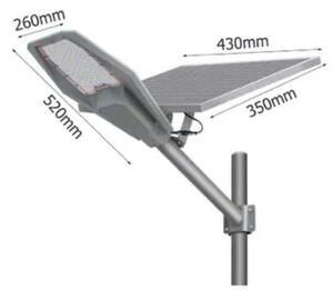 Lampada solare Warrior XJ801 100W con telecomando