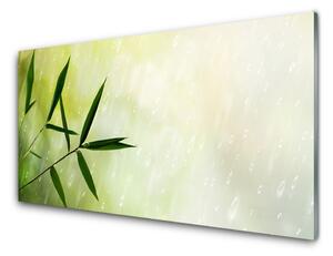 Quadro di vetro Pioggia di foglie 100x50 cm
