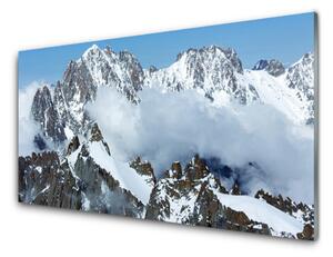 Pannello paraschizzi cucina Paesaggio di montagne 100x50 cm