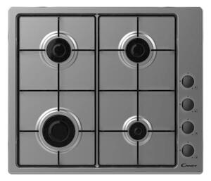 Piano cottura gas acciaio inox nero CANDY PIANO GAS CHW6LBX 33801976