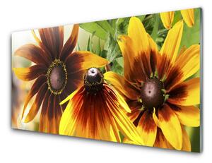 Pannello paraschizzi cucina I fiori della pianta 100x50 cm