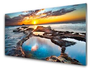 Rivestimento parete cucina Mare, sole, paesaggio 100x50 cm
