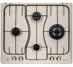 Piano cottura gas acciaio smaltato Sabbia ELECTROLUX RGG6243LON 949640