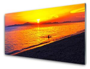 Pannello retrocucina Mare, sole, paesaggio da spiaggia 100x50 cm