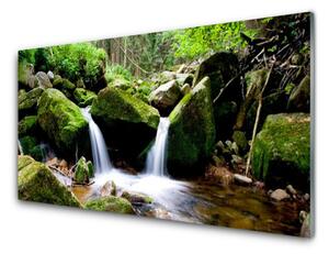 Pannello paraschizzi cucina Cascata di roccia naturale 100x50 cm