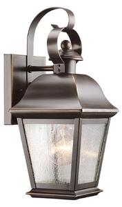 Lampade da esterno KICHLER, Mount Vernon, dimmerabile, Bronzo / Ottone anticato, Alluminio