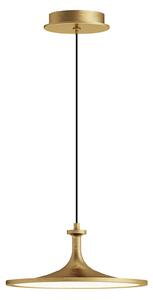 Lampada a sospensione Elstead, Issa, dimmerabile, Dorato / Ottone, Soggiorno, Alluminio, Vintage
