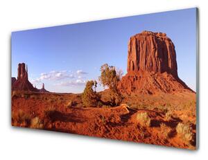 Quadro su vetro Sabbia per paesaggi del deserto 100x50 cm 2 appendini