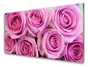 Rivestimento parete cucina Rose, fiori, piante 100x50 cm