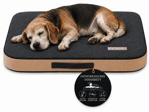 Materasso ortopedico per cani, cuccia, delicato sulle articolazioni, taglia M, 90x60 cm, colore grigio