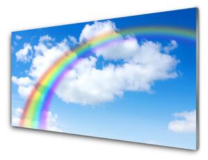 Quadro su vetro Cielo arcobaleno Nuvole Natura 100x50 cm