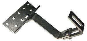 Gancio di fissaggio A15, regolabile, 115x100 mm, per moduli fotovoltaici su tetti a forte pendenza