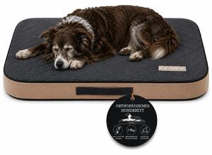 Materasso ortopedico per cani, cuccia, delicato sulle articolazioni, dimensioni L 100x75 cm, colore grigio