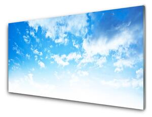 Quadro vetro Cielo Nuvole Paesaggio 100x50 cm